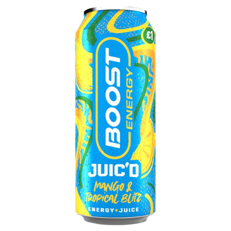 BOOST ENERGY MANGO & TROPICAL BLITZ 500ml