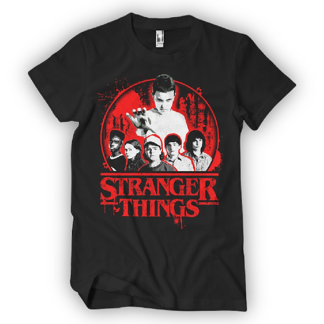 T-SHIRT STRANGER THINGS CHARACTERS