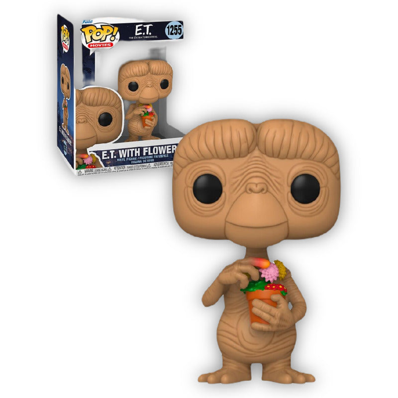 FUNKO POP! MOVIES E.T. THE EXTRA TERRESTRIAL E.T. WITH FLOWERS no1255