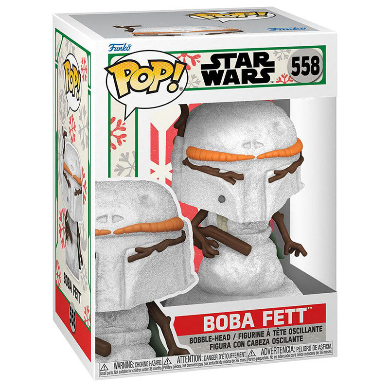 FUNKO POP! STAR WARS HOLIDAY SNOWMAN BOBA FETT no558