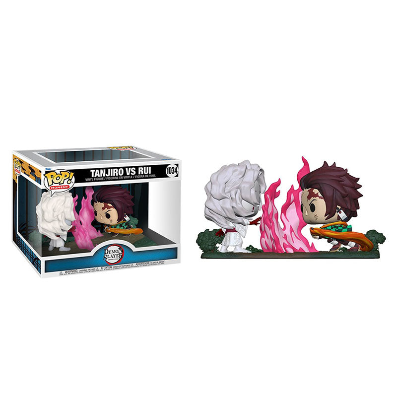 FUNKO POP! MOMENT ANIMATION DEMON SLAYER TANJIRO VS RUI no1034