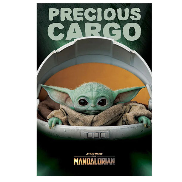 POSTER 61 91,5 STAR WARS THE MANDALORIAN PRECIOUS CARGO no18