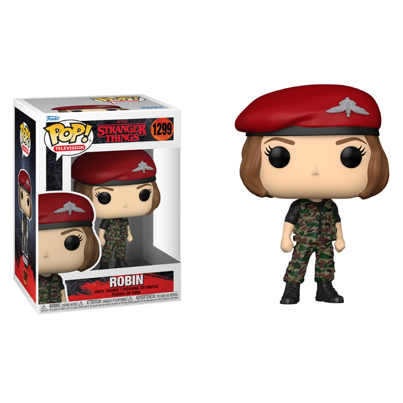 FUNKO POP! TELEVISION STRANGER THINGS ROBIN BATTLE GEAR no1299