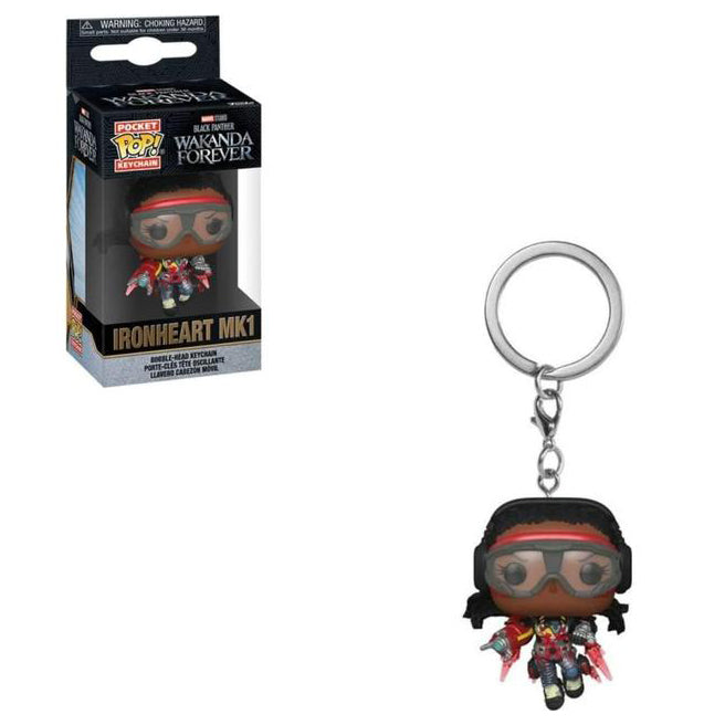 NYCKELRING FUNKO POP! MARVEL BLACK PANTHER WAKANDA FOREVER IRONHEART MK1