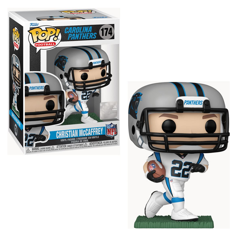 FUNKO POP! NFL CAROLINA PANTHERS CHRISTIAN McCAFFREY no174