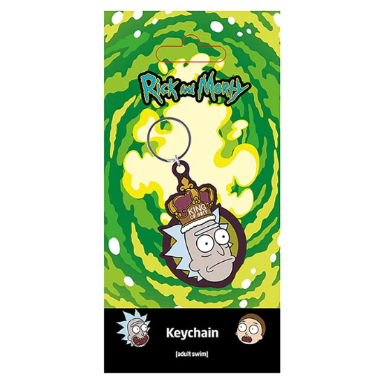 NYCKELRING RICK AND MORTY RICK KING OF ST
