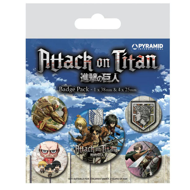 BADGE PACK ATTACK ON TITAN S3