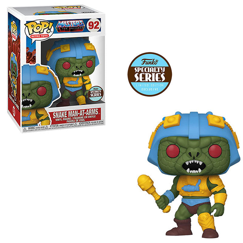 FUNKO POP! RETRO TOYS MASTERS OF THE UNIVERSE SNAKE MAN-AT-ARMS SPECIALITY SERIES no92