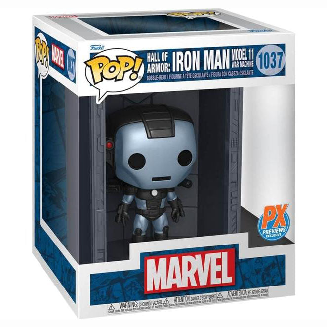 FUNKO POP! DELUXE MARVEL HALL OF ARMOR IRON MAN MODEL 11 WAR MACHINE PX PREVIEWS EXCLUSIVE no1037