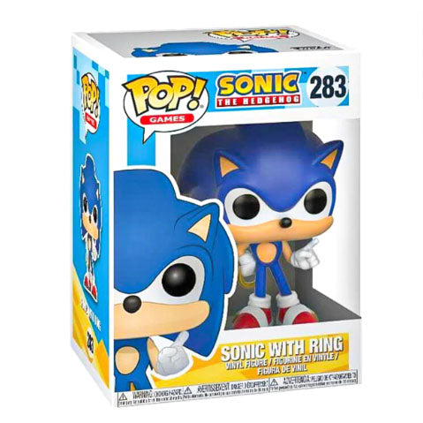 FUNKO POP! GAMES SONIC THE HEDGEHOG SONIC WITH RING 283
