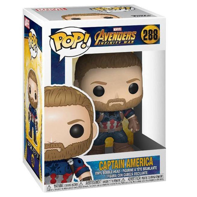 FUNKO POP! MARVEL AVENGERS INFINITY WAR CAPTAIN AMERICA no288