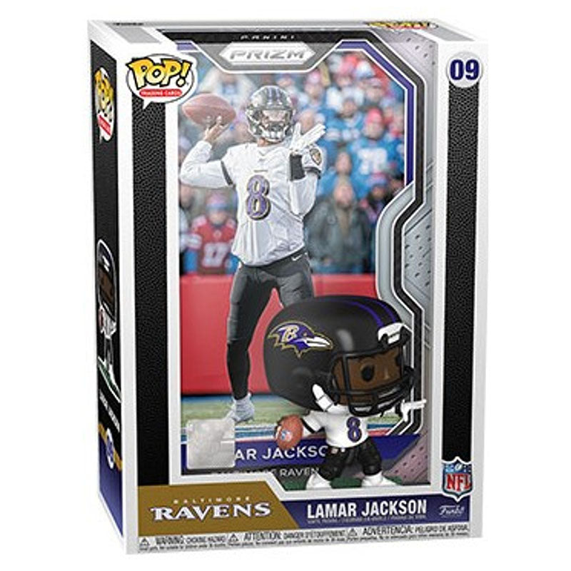 FUNKO POP! MLB TRADING CARDS BALTIMORE RAVENS LAMAR JACKSON no09