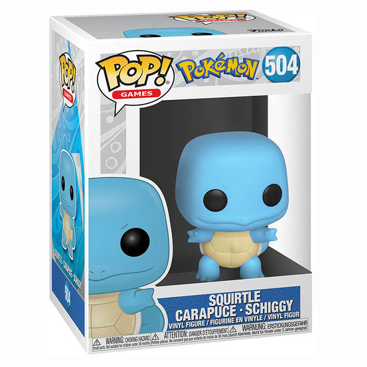 FUNKO POP! GAMES POKÉMON SQUIRTLE no504