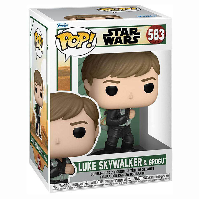 FUNKO POP! STAR WARS THE THE BOOK OF BOBA FETT LUKE SKYWALKER & GROGU no583