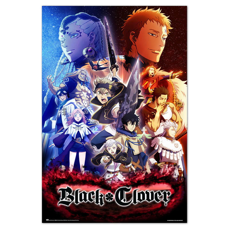 POSTER 61 91,5 BLACK CLOVER ALL CHARACTERS no98