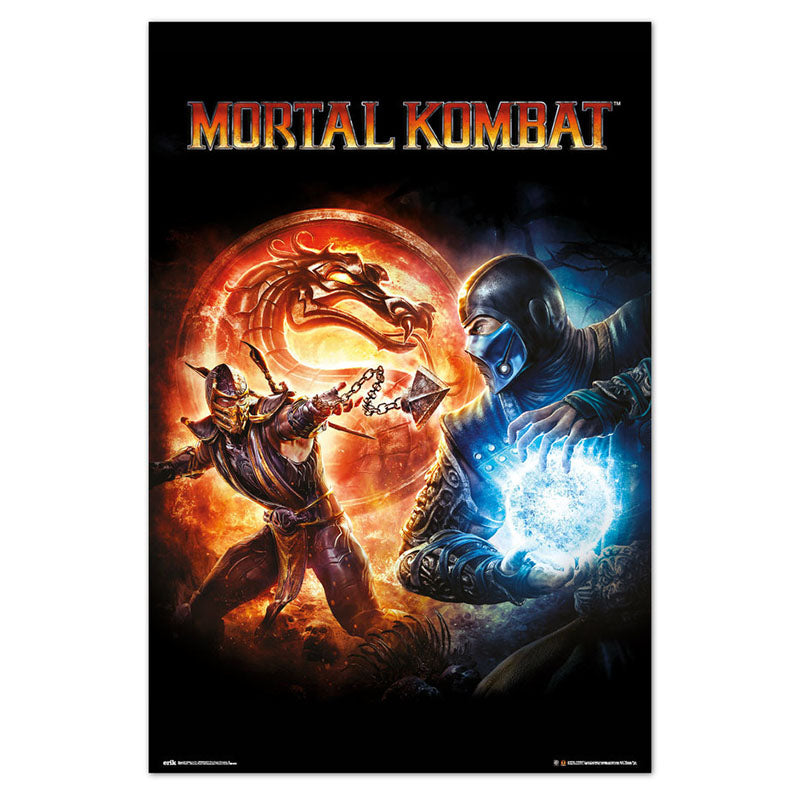 POSTER 61 91,5 MORTAL KOMBAT 9 VIDEOJUEGO no147