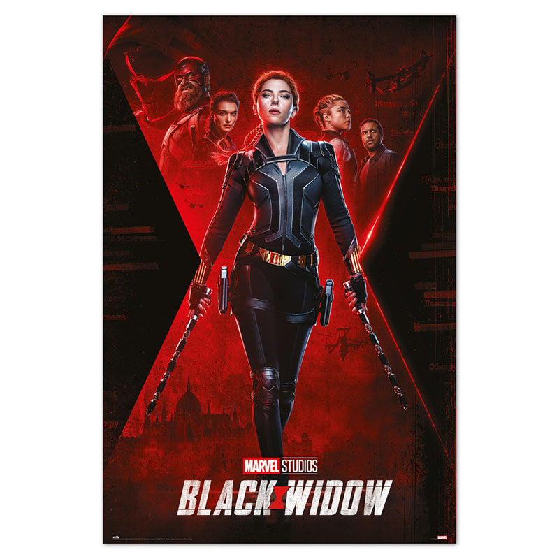 POSTER 61 91,5 MARVEL BLACK WIDOW no181