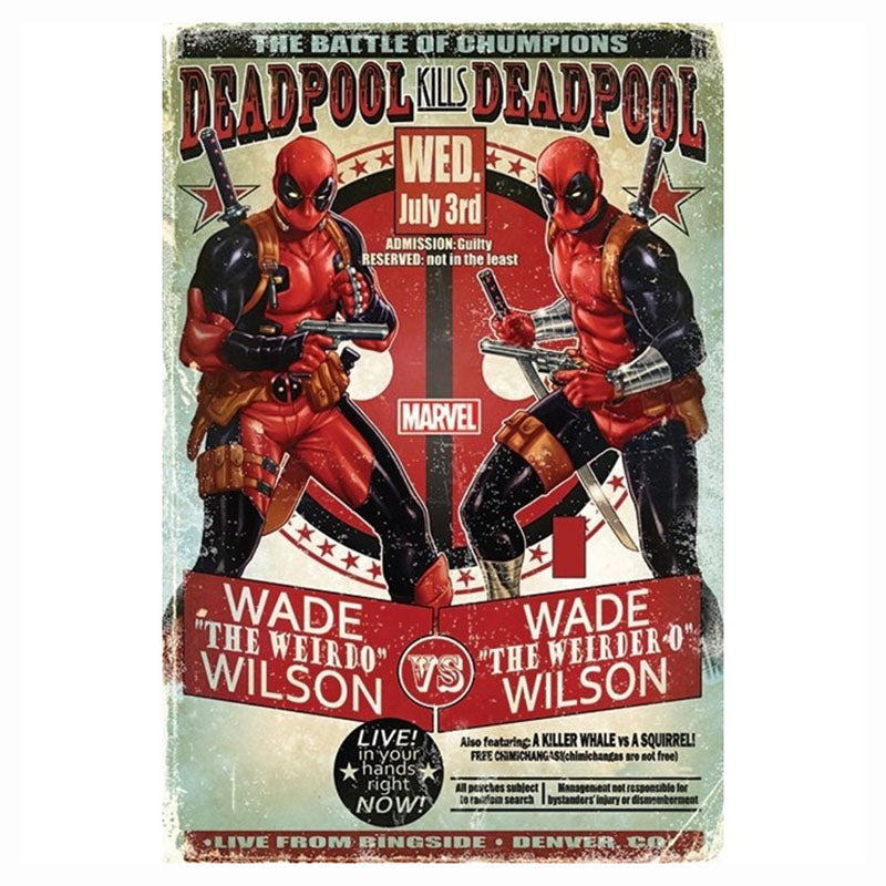 POSTER 61 91,5 MARVEL DEADPOOL WADE VS WADE no148
