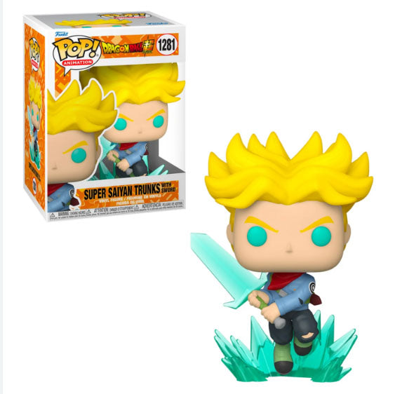 FUNKO POP! ANIMATION DRAGON BALL SUPER SUPER SAIYAN TRUNKS WITH SWORD 1281