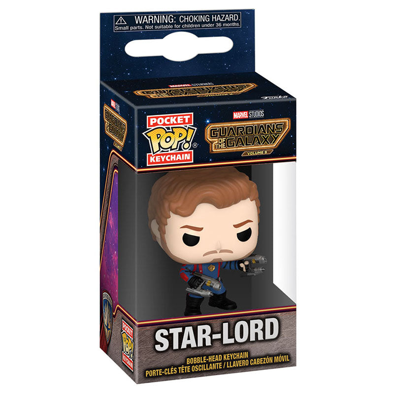 NYCKELRING FUNKO POP! MARVEL GUARDIANS OF THE GALAXY VOLUME 3 STAR-LORD