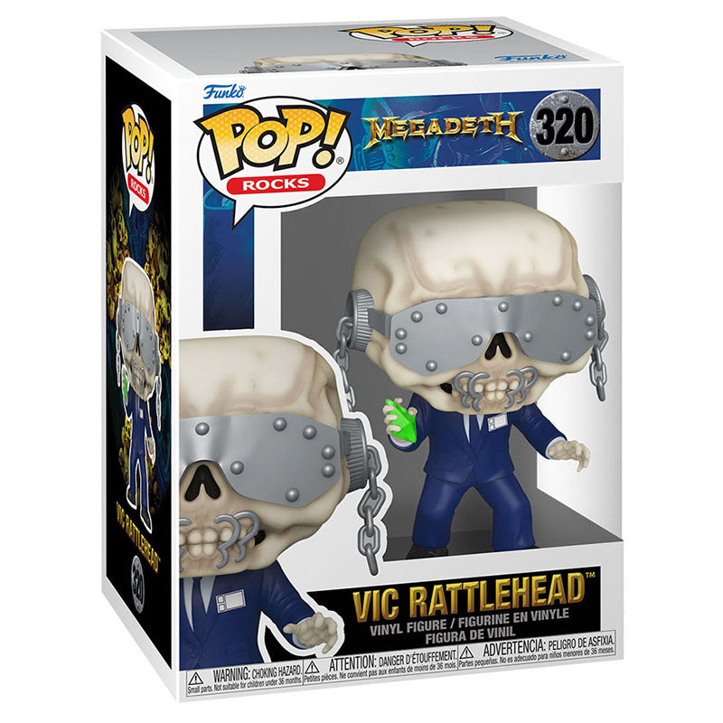 FUNKO POP! ROCKS MEGADETH VIC RATTLEHEAD no320