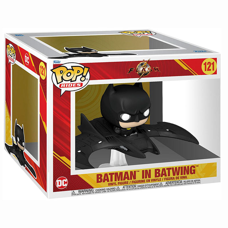 FUNKO POP! RIDES MOVIES THE FLASH BATMAN IN BATWING no121