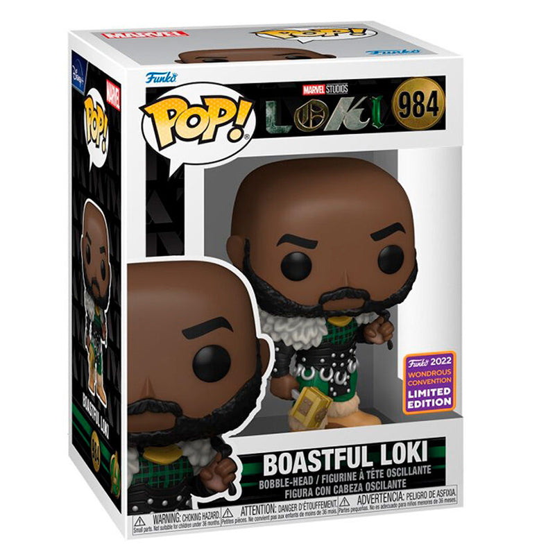 FUNKO POP! MARVEL STUDIOS LOKI BOASTFUL LOKI WONDROUS CONVENTION 2022 no984