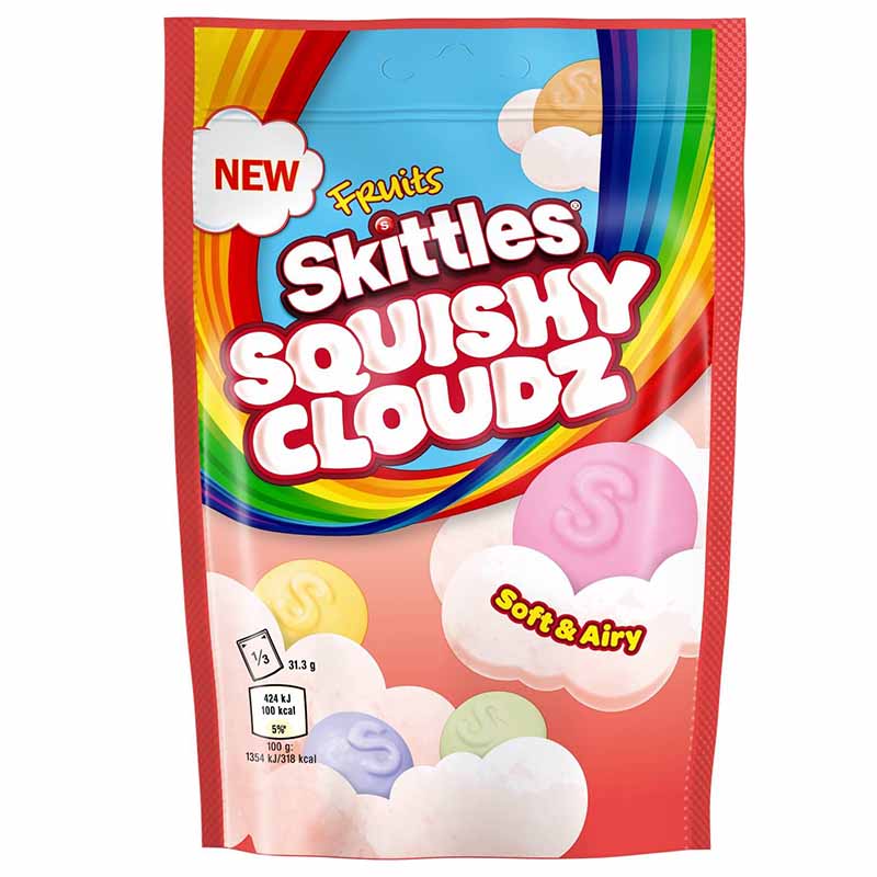 SKITTLES FRUITS SQUISHY CLOUDZ 94g