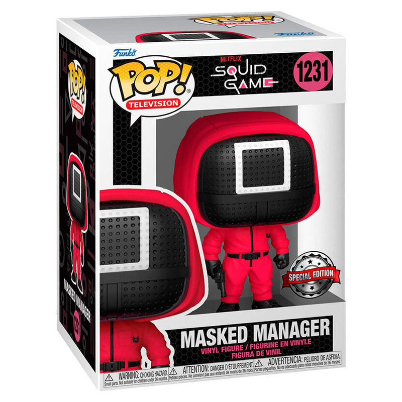 FUNKO POP! TELEVISION NETFLIX SQUID GAME MASKED MANAGER SPECIAL EDITION no1231