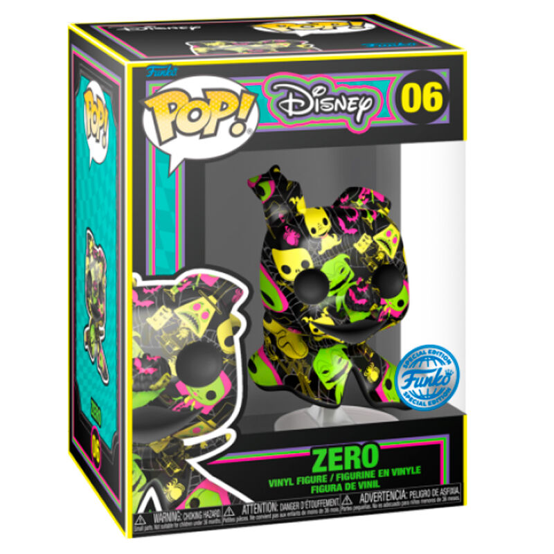 FUNKO POP! ART SERIES DISNEY THE NIGHTMARE BEFORE CHRISTMAS ZERO SPECIAL EDITION no06