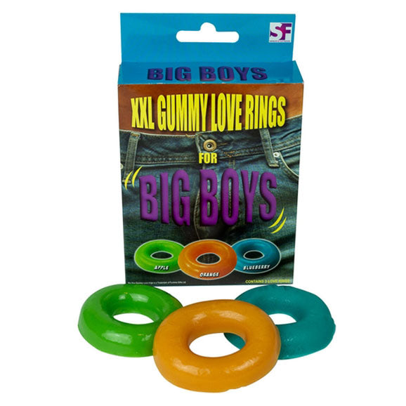 XXL GUMMY LOVE RINGS FOR BIG BOYS