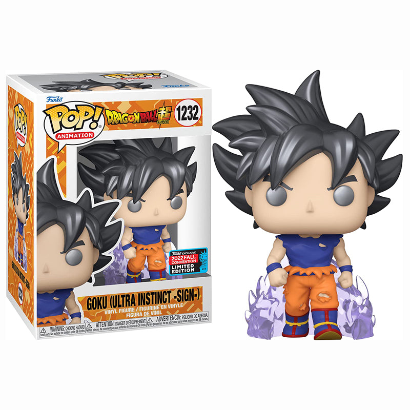 FUNKO POP! ANIMATION DRAGON BALL Z SUPER GOKU ULTRA INSTINCT SIGN 2022 FALL CONVENTION no1232