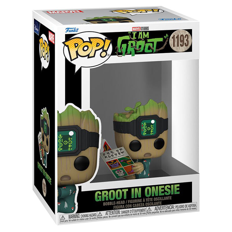 FUNKO POP! MARVEL I AM GROOT GROOT IN ONESIE no1193