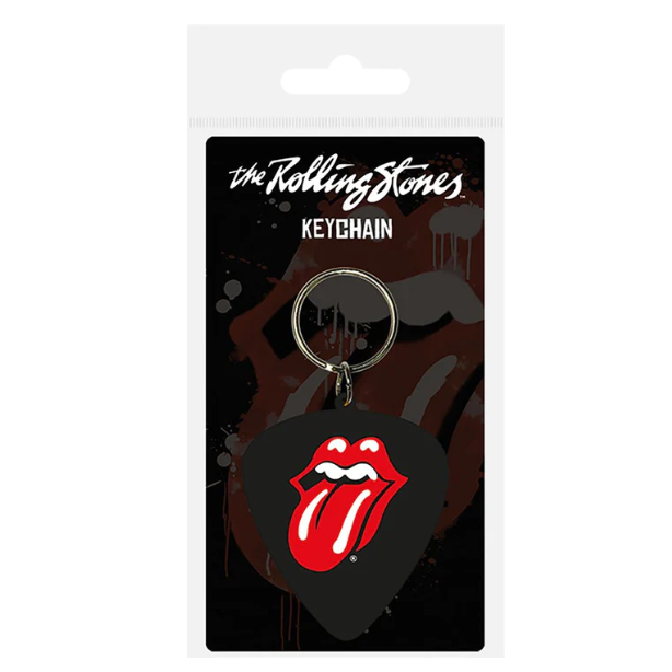 NYCKELRING THE ROLLING STONES PLECTRUM