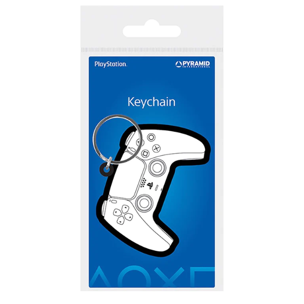 NYCKELRING PLAYSTATION CONTROLLER WHITE