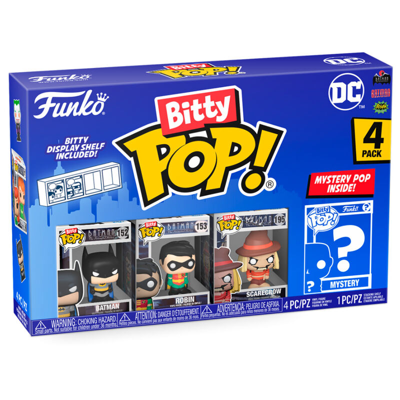 FUNKO BITTY POP! DC COMICS BATMAN 4-PACK 2,5cm