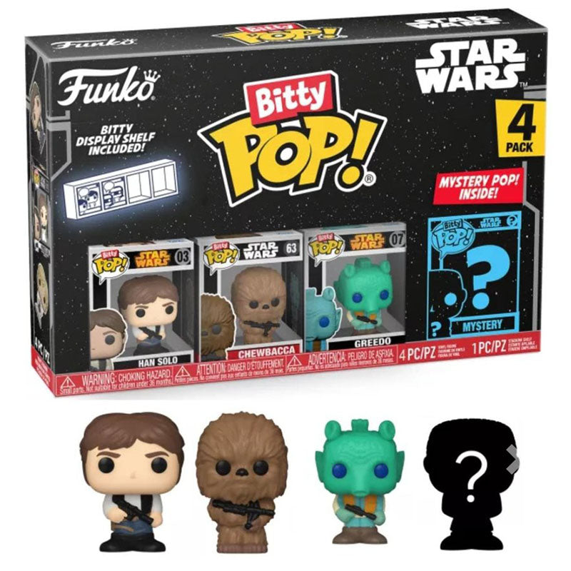 FUNKO BITTY POP! STAR WARS HAN SOLO 4-PACK 2,5cm