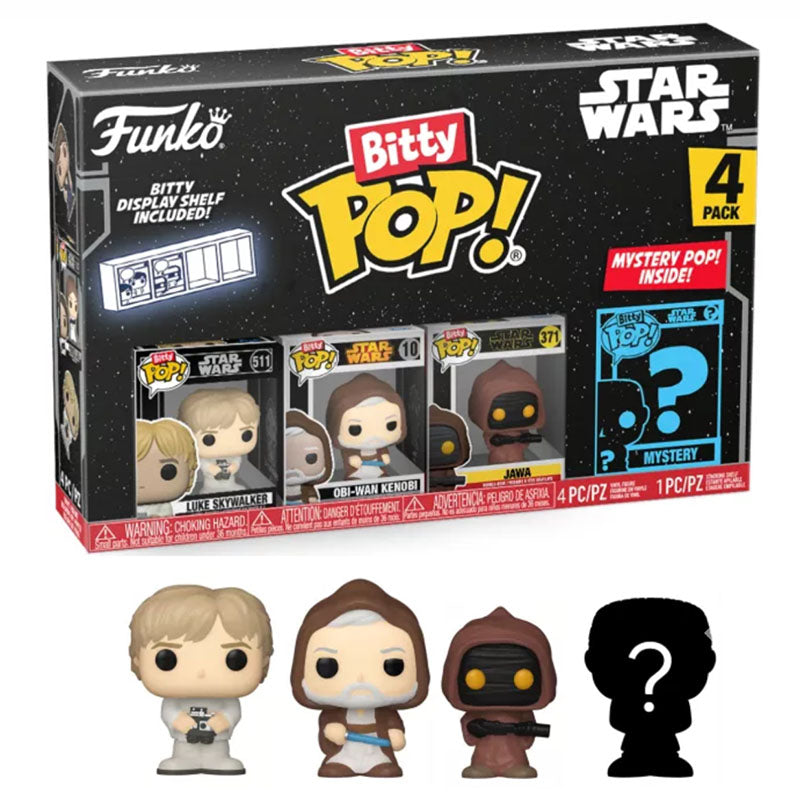 FUNKO BITTY POP! STAR WARS LUKE SKYWALKER 4-PACK 2,5cm