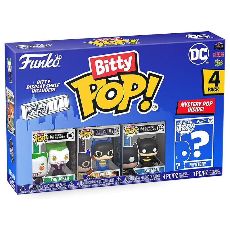 FUNKO BITTY POP! DC COMICS THE JOKER 4-PACK 2,5cm