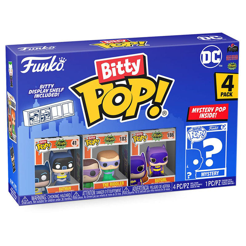 FUNKO BITTY POP! DC COMICS BATMAN ADAM WEST 4-PACK 2,5cm