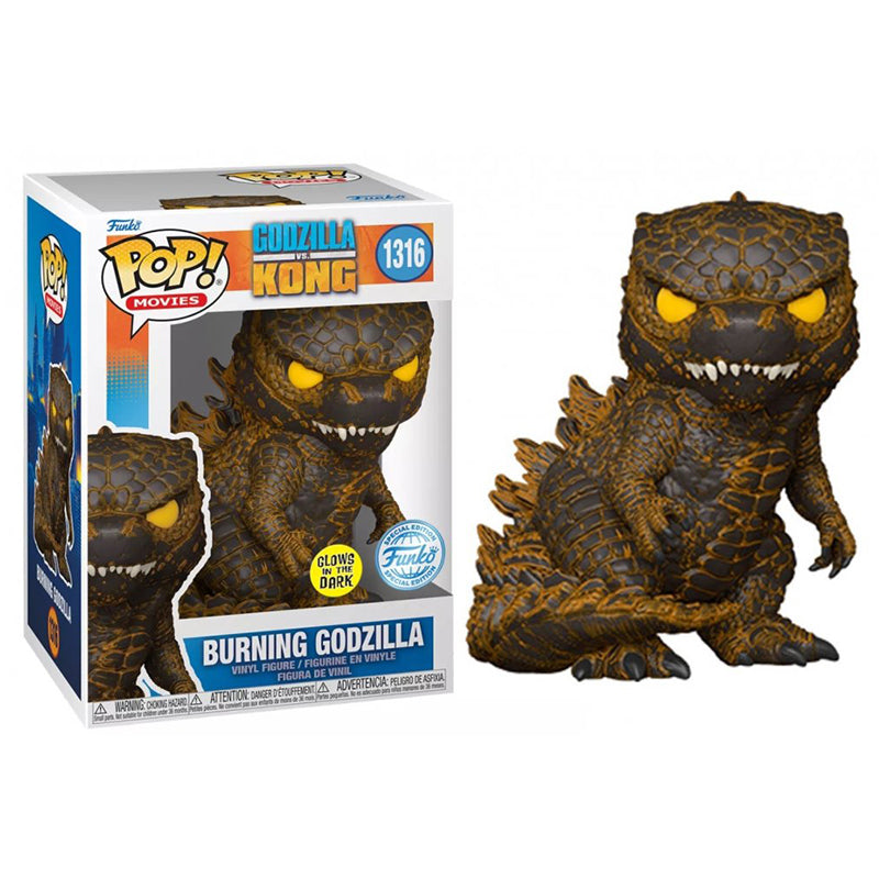 FUNKO POP! MOVIES GODZILLA VS. KONG BURNING GODZILLA GITD FUNKO SPECIAL EDITION no1316