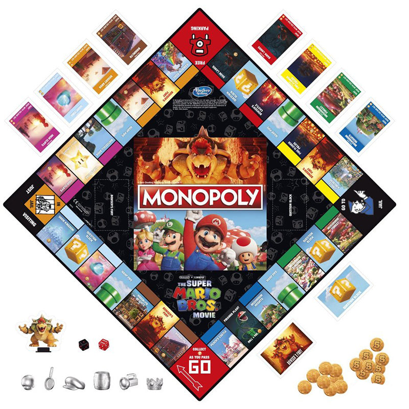 MONOPOL SUPER MARIO THE MOVIE (ENGELSK VERSION) 2