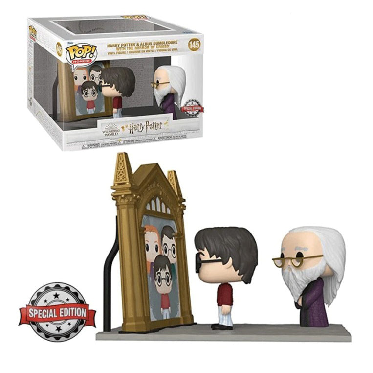 FUNKO POP! MOMENT HARRY POTTER & ALBUS DUMBLEDORE WITH THE MIRROR OF ERISED SPECIAL EDITION no145