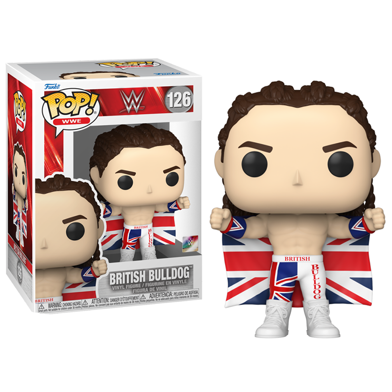 FUNKO POP! WWE BRITISH BULLDOG no126