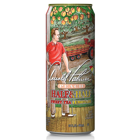 ARIZONA ARNOLD PALMER HALF & HALF SWEET TEA PEACH LEMONADE 680ml
