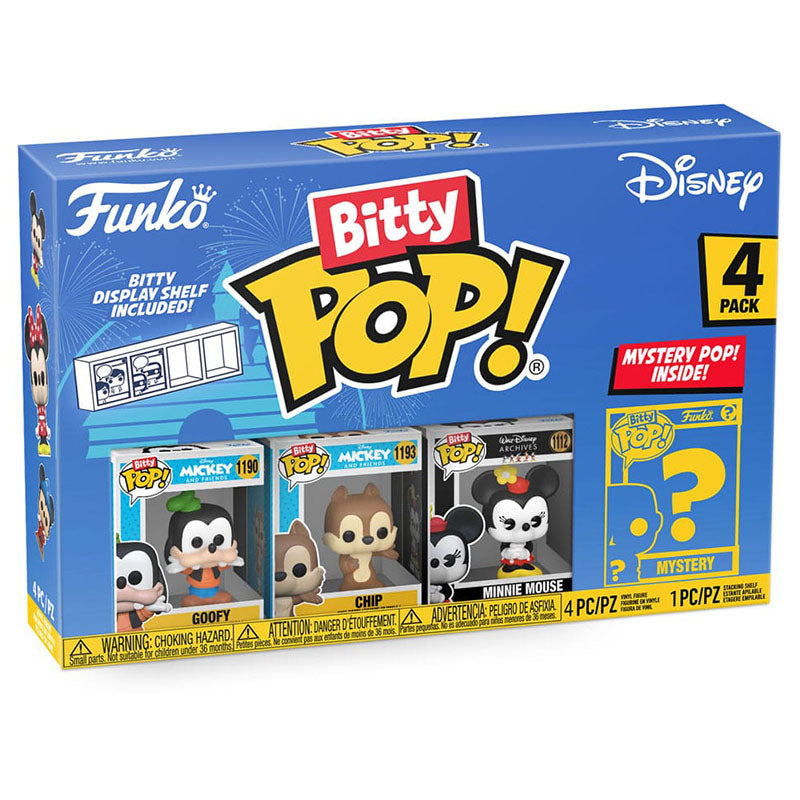 FUNKO BITTY POP! DISNEY GOOFY 4-PACK 2,5cm