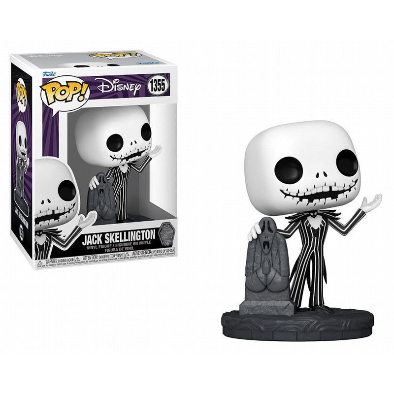 FUNKO POP! DISNEY THE NIGHTMARE BEFORE CHRISTMAS JACK SKELLINGTON WITH GRAVESTONE no1355