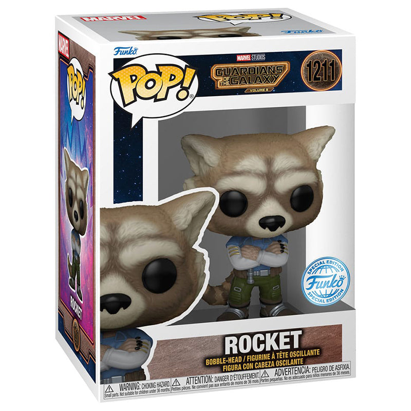 FUNKO POP! MARVEL GUARDIANS OF THE GALAXY VOLUME 3 ROCKET FUNKO SPECIAL EDITION no1211