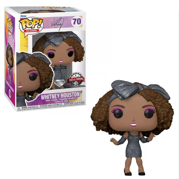 FUNKO POP! ICONS WHITNEY HOUSTON DIAMOND COLLECTION SPECIAL EDITION no70