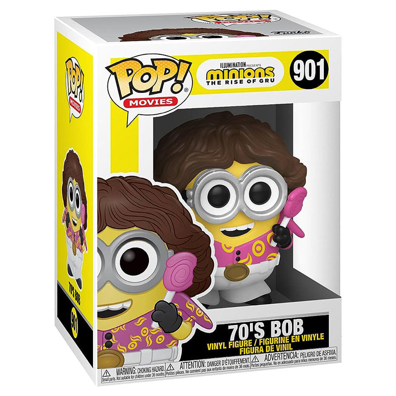 FUNKO POP! MOVIES MINIONS THE RISE OF GRU 70’S BOB no901
